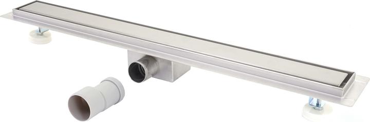 Swisshandel24 Caniveau de douche 110cm écoulement de sol caniveau de douche, inox siphon 50-120cm - 51212 (1140 mm)