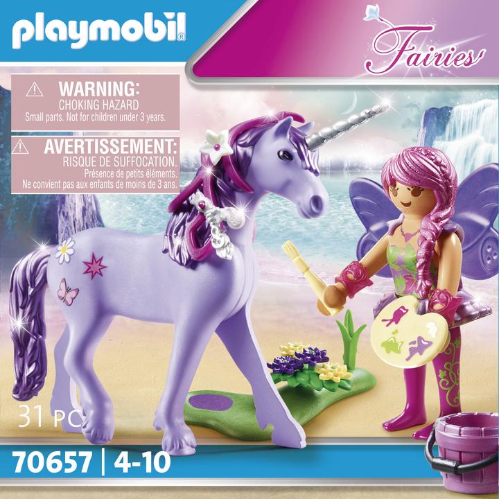 Actual product image Playmobil Unicorn with Decorating Fairy (70657)