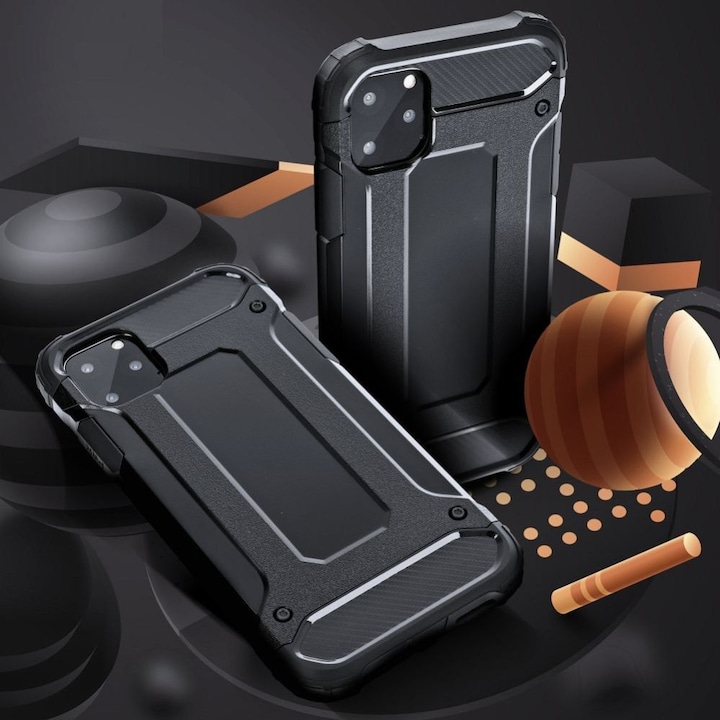 Produktbild Forcell Back panel cover OEM ARMOR case for SAMSUNG S24 Ultra black (Samsung Galaxy S24 Ultra)