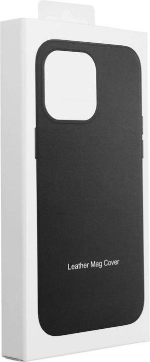 Image du produit OEM Back panel cover LEATHER MAG COVER case for SAMSUNG S25 PLUS black (Apple iPhone 12)
