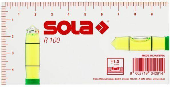 Nutritional values and ingredients Sola Plexiglass spirit level (10 cm)