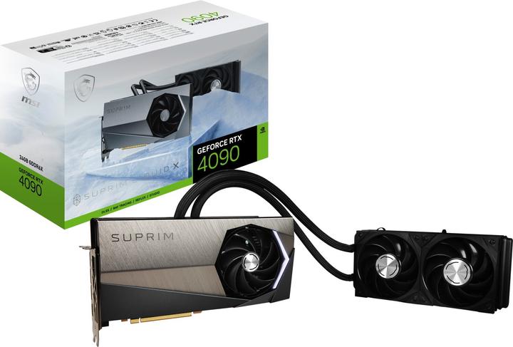 Actual product image MSI GeForce RTX 4090 SUPRIM LIQUID X (24 GB)