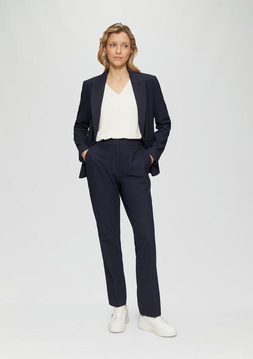 Actual product image S.Oliver Indoor-Blazer Taillierter Blazer mit Waffelpiqué-Struktur (34)