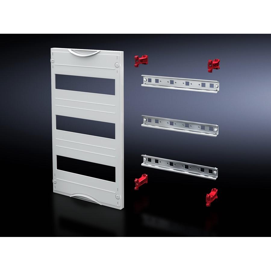 Rittal ISV Reiheneinbaugeräte-Modul SV 9666.300 (B x H) 500 mm x 450 mm Stahlblech Grau (RAL 7035), Serverschrank Zubehö...