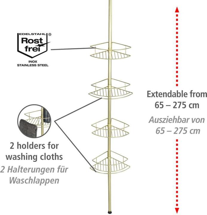 Produktbild Wenko Teleskop (31 x 23 x 275 cm)