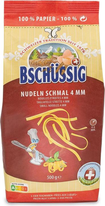 Immagine prodotto Bschüssig Tagliatelle 4 mm (500 g)