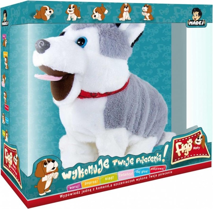 Immagine prodotto MADE Mascotte interattiva Figo Un cane che risponde ai comandi Husky