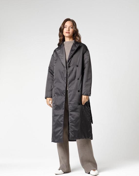 Actual product image Furnari Padded coat with detachable belt