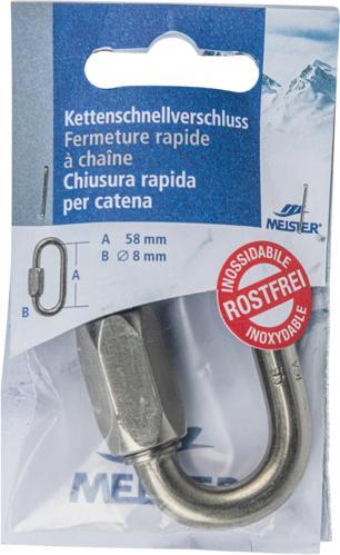 Produktbild Meister Rapid-Glied INOX 58x8mm (0.06 m)