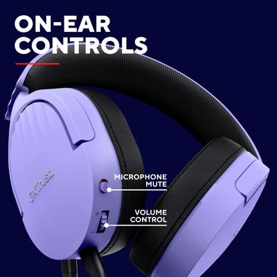 Actual product image Trust Gxt489p Fayzo Headset Purple (Cable)