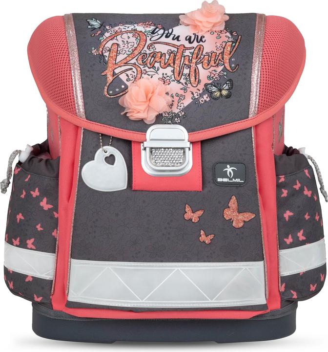 Image du produit Belmil Classy Schulranzen Set 4teilig mit Brustgurt (19 l)