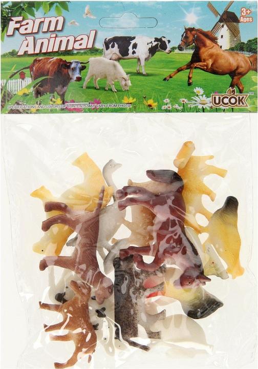 Actual product image Ucok Farm animals, 12pcs.