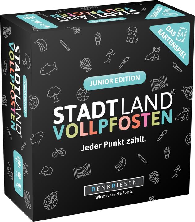 Denkriesen Stad Land Vollpfosten - Kartenspiel Junior Edition (d) (Deutsch, 3 - 6 Spieler)