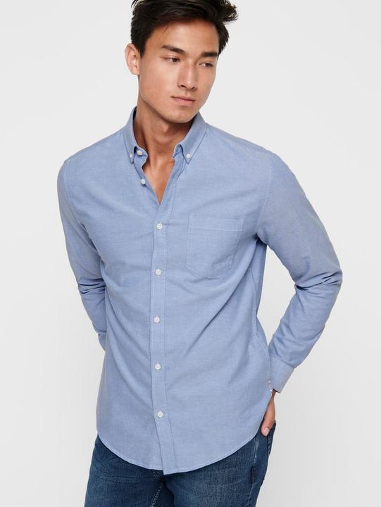 Produktbild Only & Sons Einfarbiges Langarmhemd (XS)