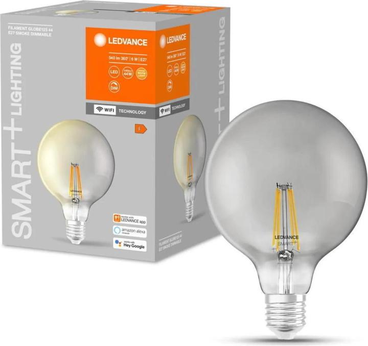 Actual product image Ledvance Smart+ Wifi Filament Globe (E27, 540 lm, 1x)