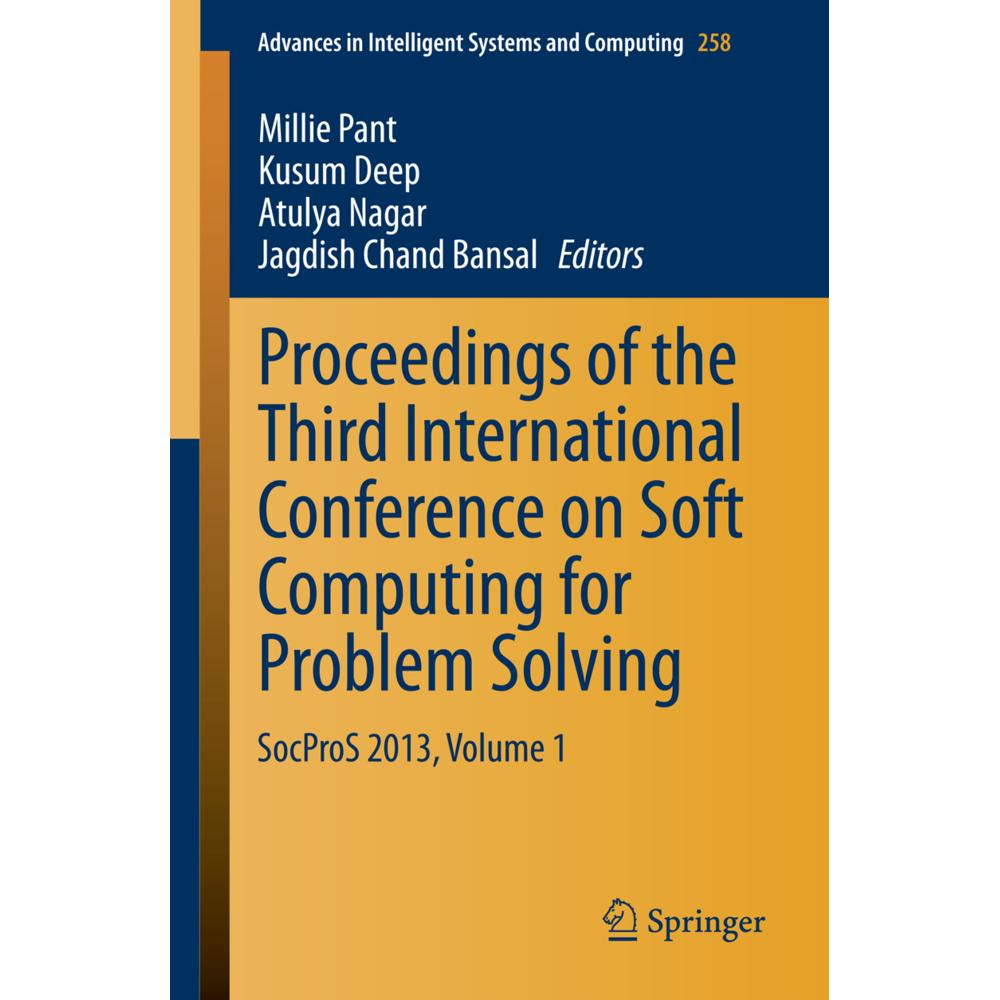 Proceedings of the Third International Conference on Soft Computing for Problem Solving, Fachbücher von Kusum Deep, Jagd...