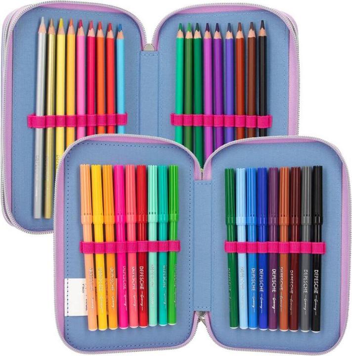 Actual product image Depesche TOPModel Triple Pencil Case FLASH ( 0412749 )