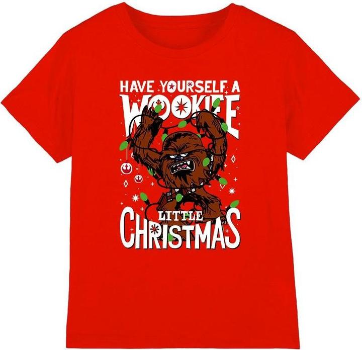 Produktbild Star Wars A Wookie Little Christmas TShirt (104)