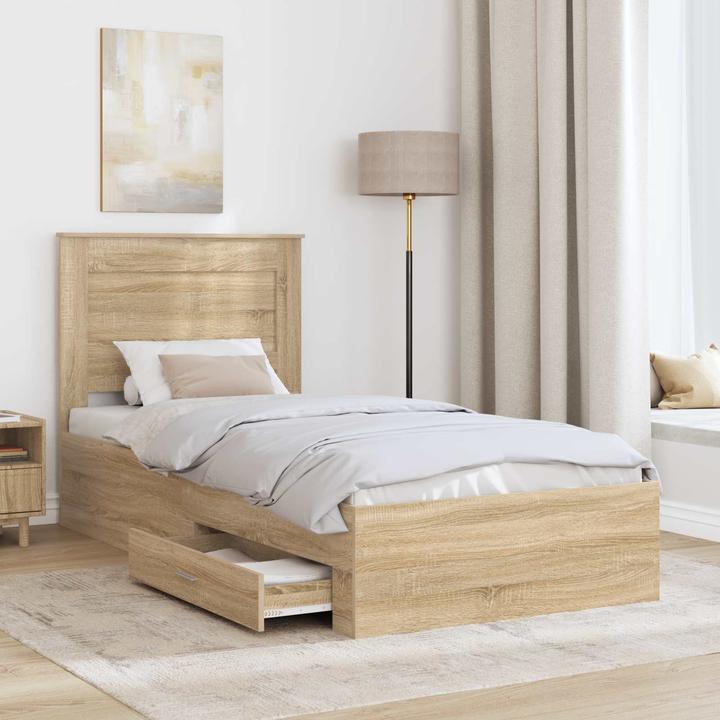 Image du produit vidaXL Aufbewahrungsbettgestell (75 x 190 cm)