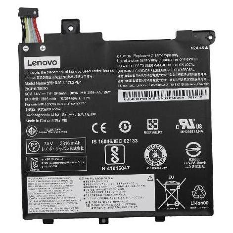 Lenovo V E LG L17L2PB1 7.6V30Wh2cell (2 Zellen), Notebook Akku, Schwarz