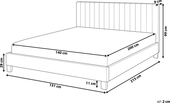 Actual product image Beliani Poitiers (140 x 200 cm)