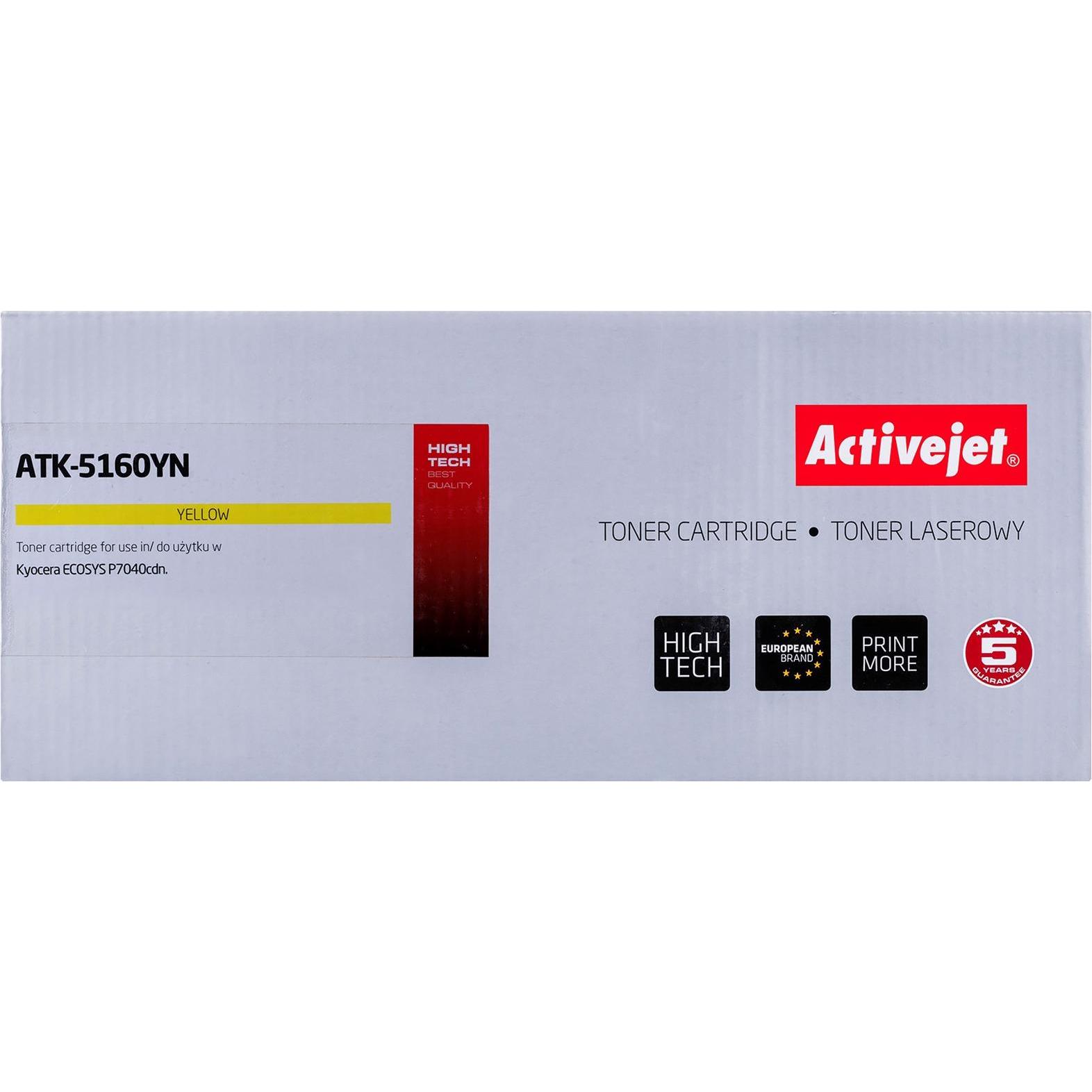 Thumbnail - Activejet, Toner, ATK-5160YN (Y)