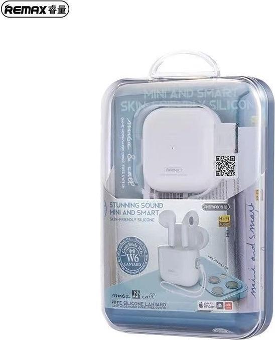 Actual product image Remax Hsuany Series True Wireless Earbuds for Music & Call CozyBuds W6 (3 h, Wireless)