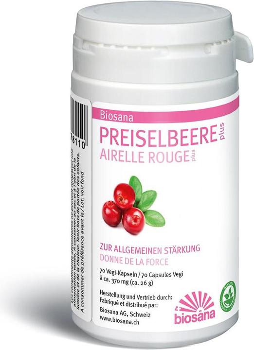 Biosana Preiselbeere plus 370mg (70 Stück, Kapseln, 46 g)