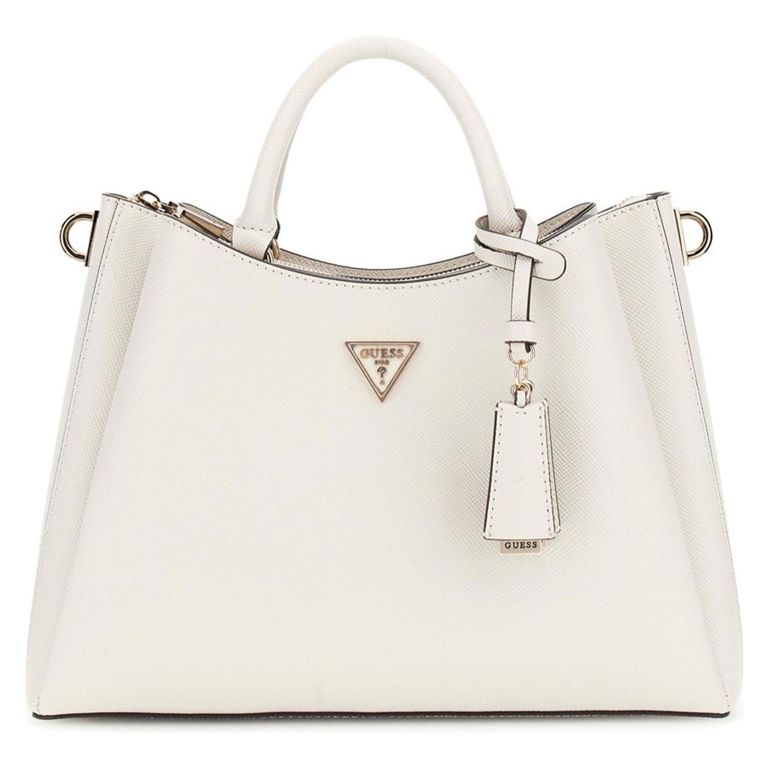 Guess, Damen, Handtasche, Eco Gloriana Girlfriend Satchel, Beige