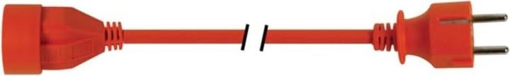 Actual product image Perel Extension cable 20 metres orange Schuko (20 m)