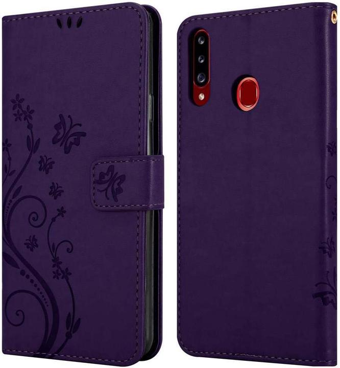 Image du produit Cadorabo Couverture du livre de fleurs (Samsung Galaxy A20s)