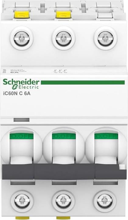 Produktbild Schneider Electric Gegenstromsteckverbinder 3P C 6A 6 kA AC iC60N - A9F04306