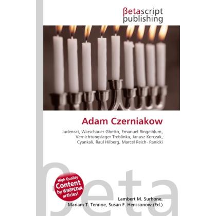Adam Czerniakow, Fachbücher von Susan F. Marseken, Miriam T. Timpledon, Lambert M. Surhone