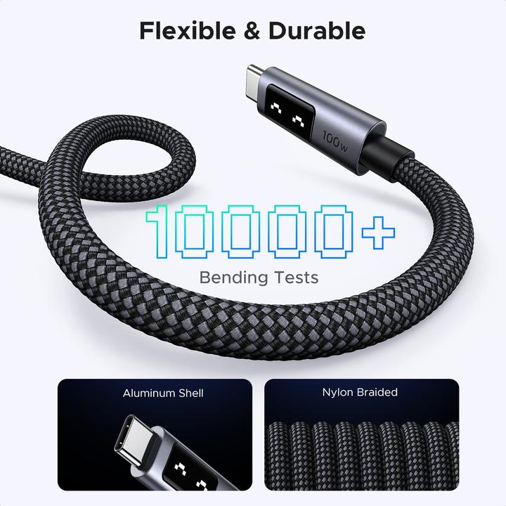 Actual product image Ugreen USB C — USB C (1 m, USB 2.0, 100 W)