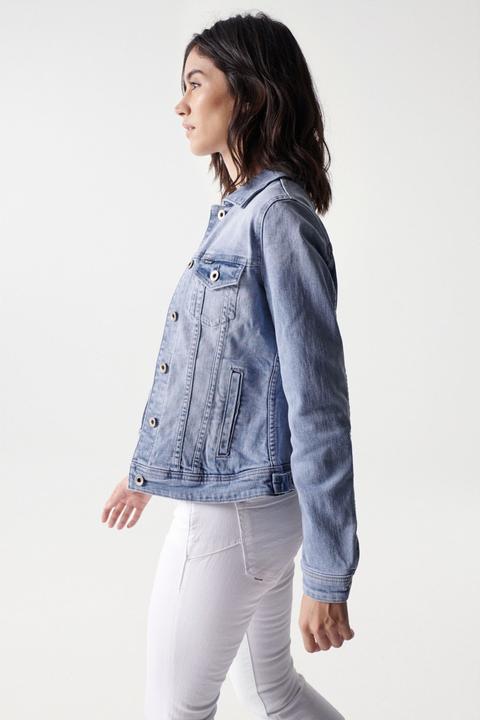 Produktbild Salsa Jeans Jeansjacken Denim Trucker Jacket (XL)