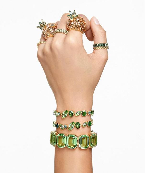 Immagine prodotto Swarovski Bracciale Gema Vari Tagli Oro Verde (Metallo Swarovski)