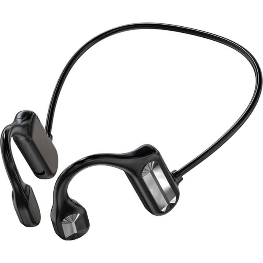 Bolaris Bluetooth 5.2 Knochenleitungs-Headset (15 h, Kabellos), Kopfhörer, Schwarz