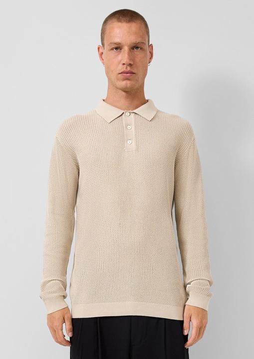 Produktbild s.Oliver Strickpullover Strickpolo (XXL)