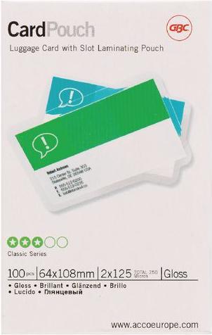 Produktbild GBC CARD POUCH - Gepäckanhänger (Spezial, 100 Stück, 250 µm)