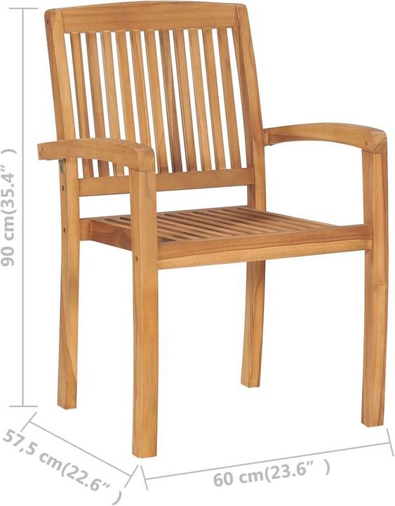 Actual product image vidaXL Gartenstuhl