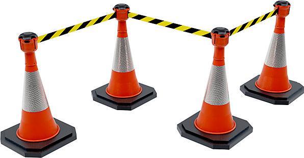 Actual product image kaiserkraft Belt barrier for plugging on