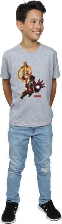 Actual product image Boys Iron Man Pose T-Shirt (116)