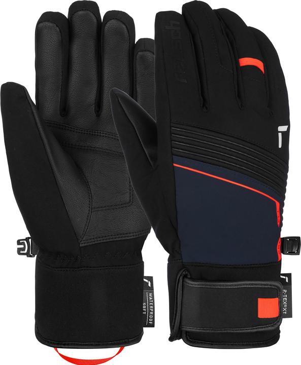 Black, Dress Blue, Fluo Red