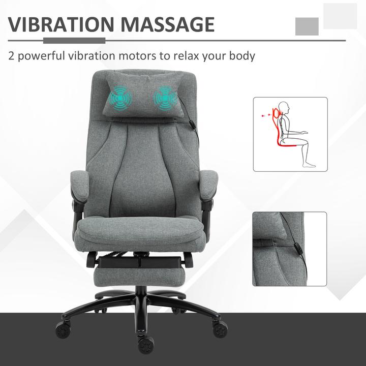 Produktbild Vinsetto Bürostuhl mit Massagefunktion