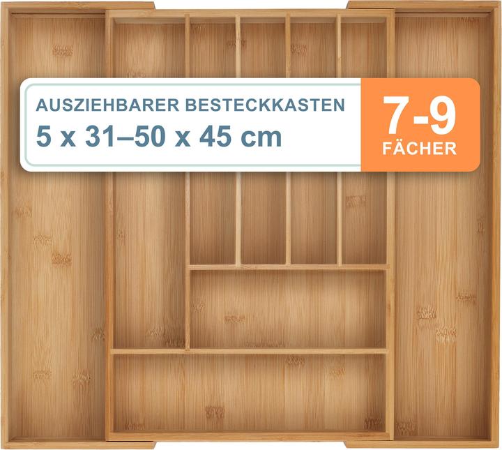 Produktbild Relaxdays Besteckkasten