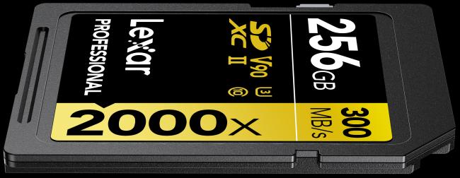 Image du produit Lexar Professional Gold Series (256 Go, SDXC, U3, UHS-II)