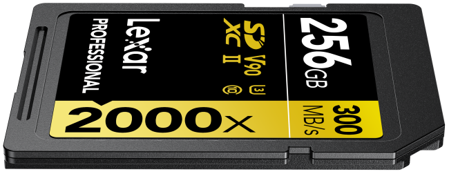 Produktbild Lexar Professional Gold Series (256 GB, SDXC, U3, UHS-II)