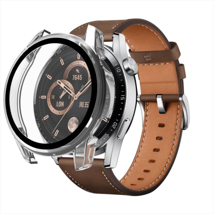 Actual product image Marka Niezdefiniowana Glass protector for Huawei Watch GT3 42mm - transparent