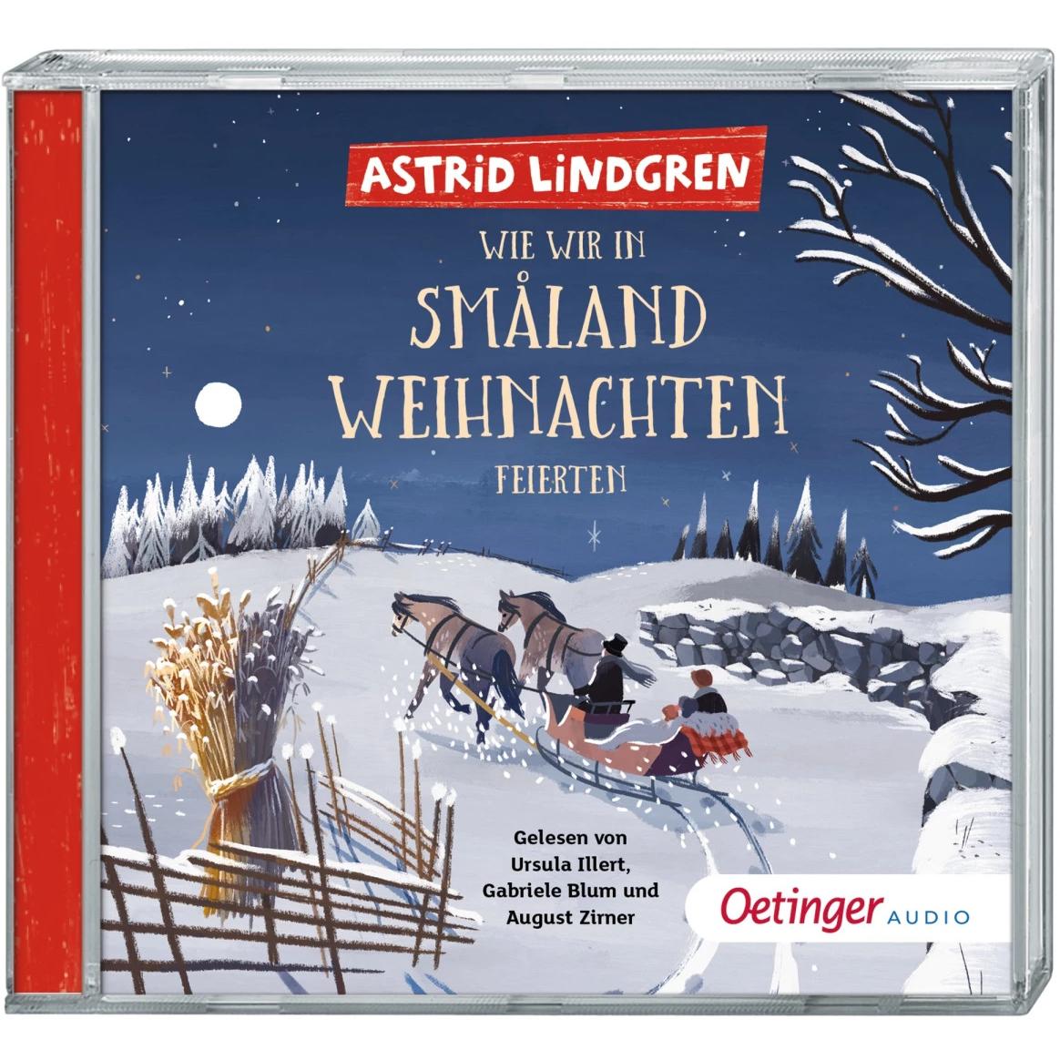 Thumbnail - Wie wir in Småland Weihnachten feierten, Hörbücher von Astrid Lindgren, Gabriele Blum, Kay Poppe, Frank Gustavus