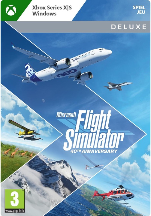 Image du produit Microsoft Flight Simulator : 40th Anniversary - Edition Deluxe (PC, Xbox Series X, Xbox Series S)